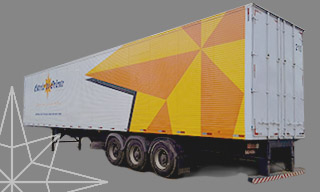 Carreta Baú para 30 Pallets