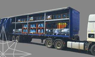 Carreta Sider Reta Double Deck